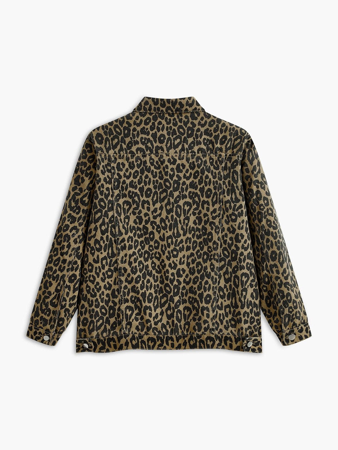 Blazer léopard porté décontracté lune