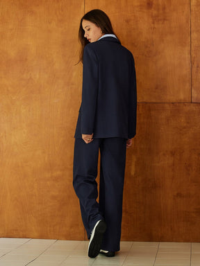 Blazer porté look complet distinction
