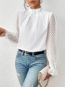 Blouse chic manches longues sunset