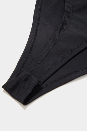 Body bustier noir vue de profil nuage