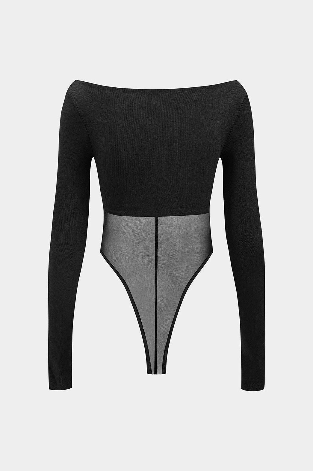Body transparent moulant vue de dos étoile