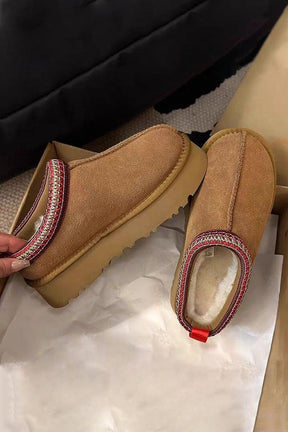 Bottes doublées polaires vue arrière cristal