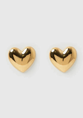 Boucles cœur or élégance douceur