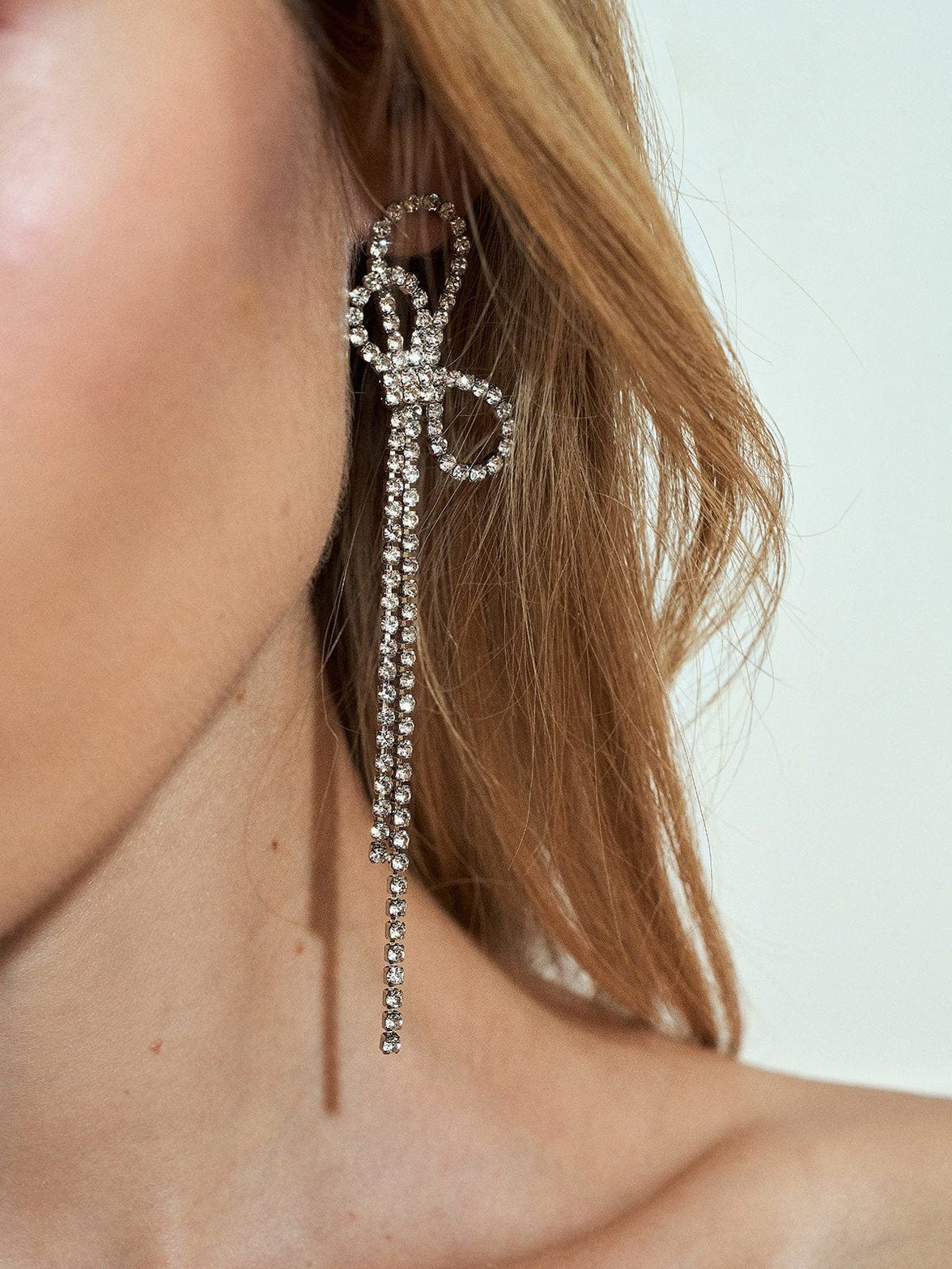 Boucles d'oreilles strass élégantes étoile
