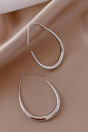 Boucles d'oreilles géométriques dorées diamant