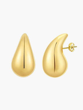 Boucles d'oreilles pendantes vue face soleil