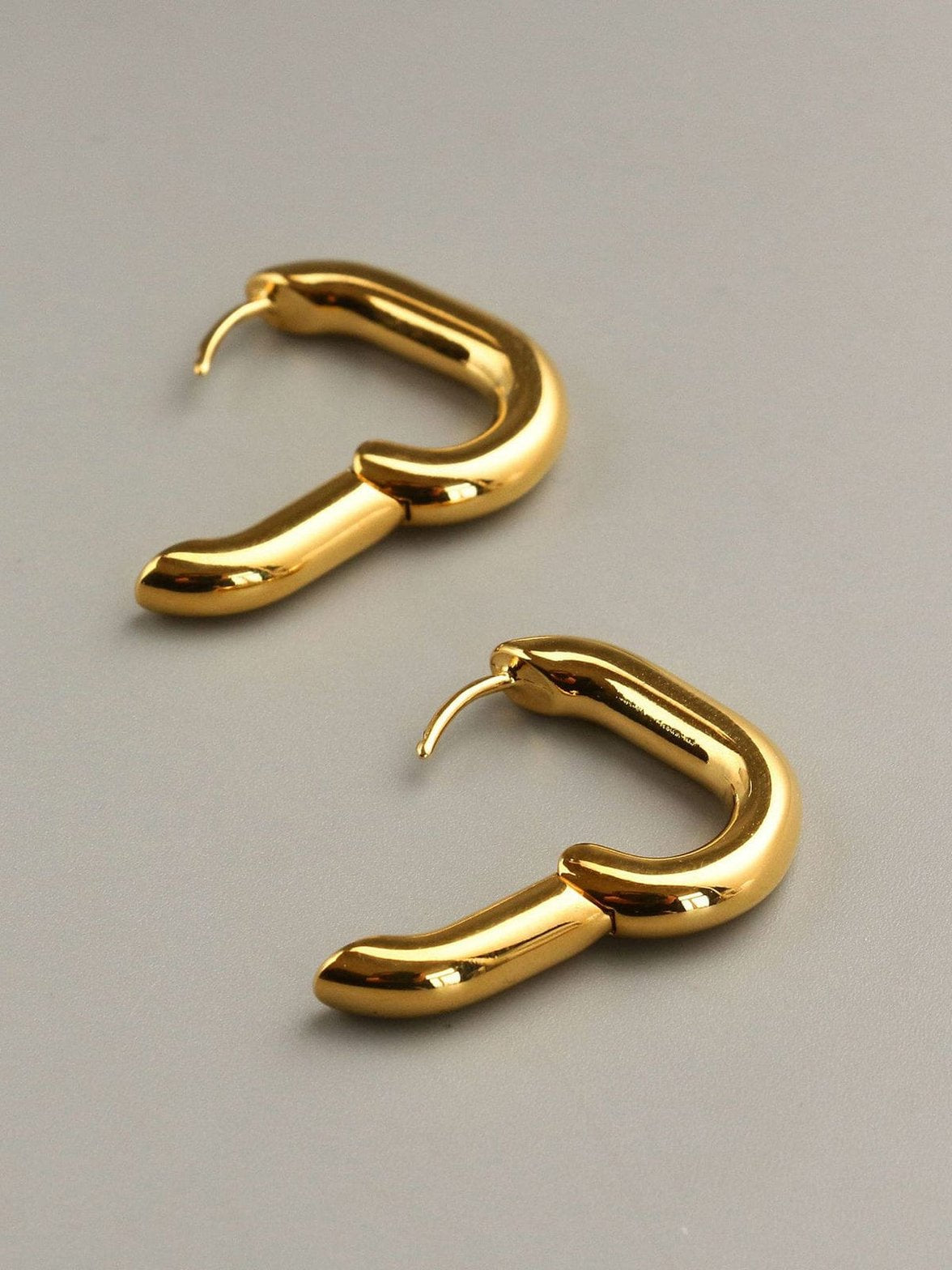 Boucles d'oreilles rectangulaires luxueuses étoile
