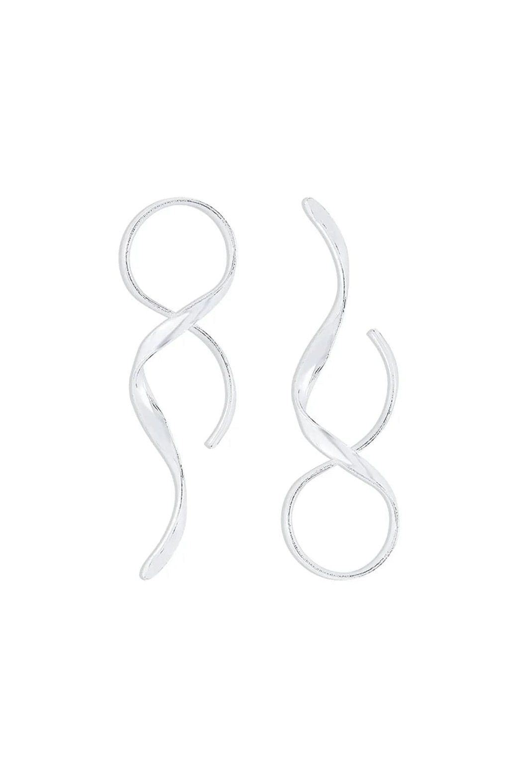Boucles d'oreilles spirale sophistiquées dream