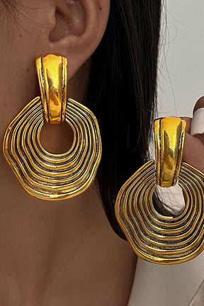 Boucles d'oreilles statement design étoile