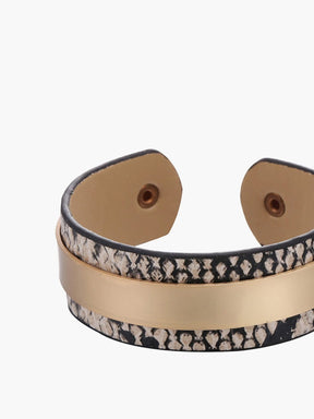 Bracelet bohème python moderne étoile