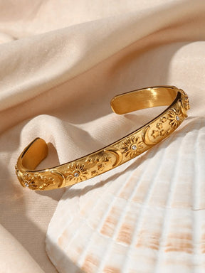 Bracelet céleste vue rapprochée éclatant