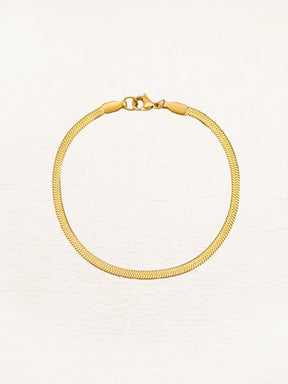Bracelet chaîne or design épuré sublime