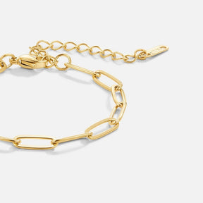 Bracelet trombone doré élégant - étincelle
