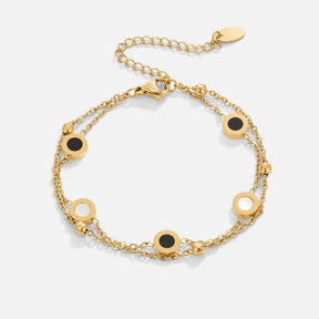 Détail fermoir bracelet pierre étoile