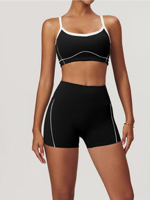 Brassière sport détail bretelles vague