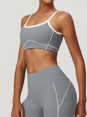 Brassière sport détail tissu nuage