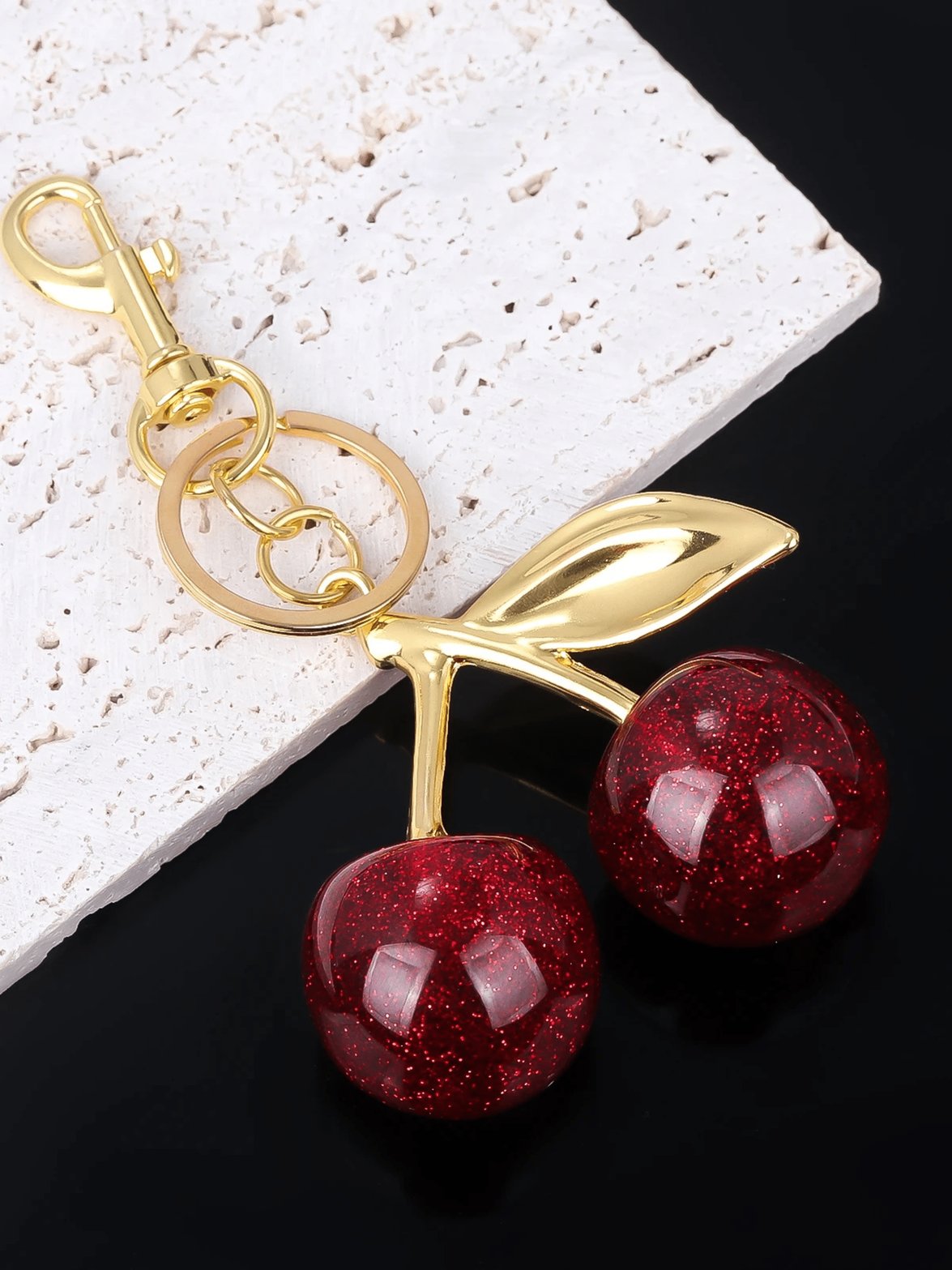 Accessoire sac cerises scintillantes harmonie