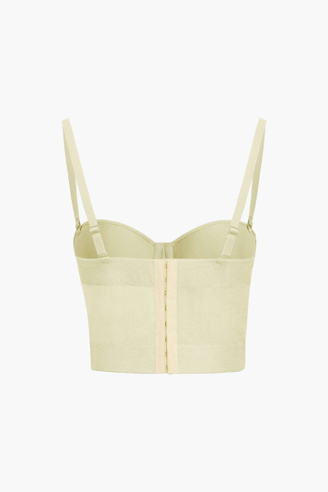 Bustier Transparent en Maille Structurée