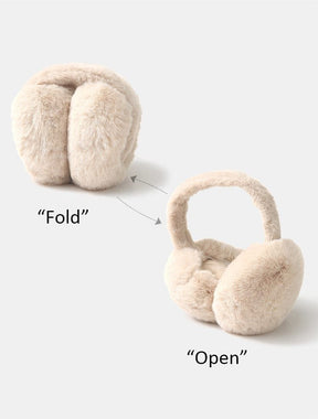 Cache-oreilles peluche cristal