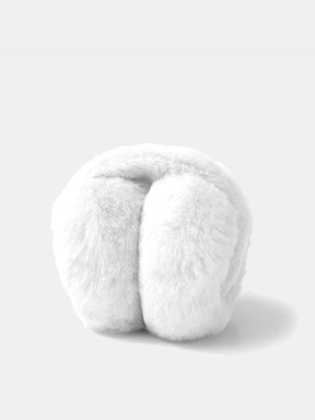 Cache-oreilles fourrure glace