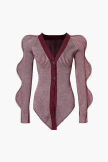 Cardigan boutonné style casual délice