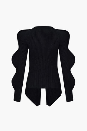 Cardigan noir coupe cintrée élégance