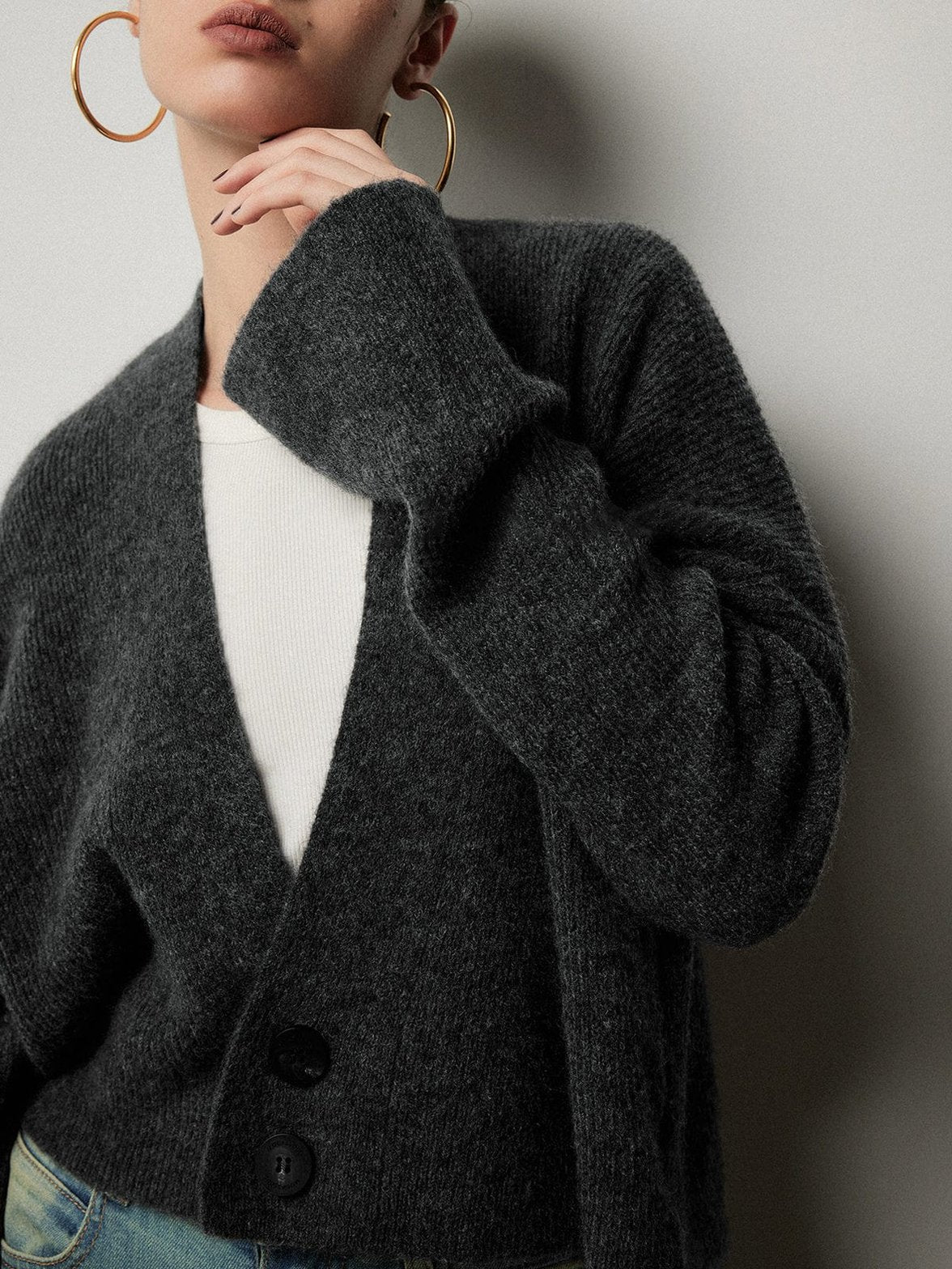 Cardigan tricot casual moderne