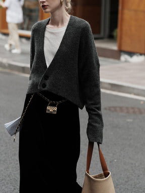 Cardigan tricot décontracté élégant
