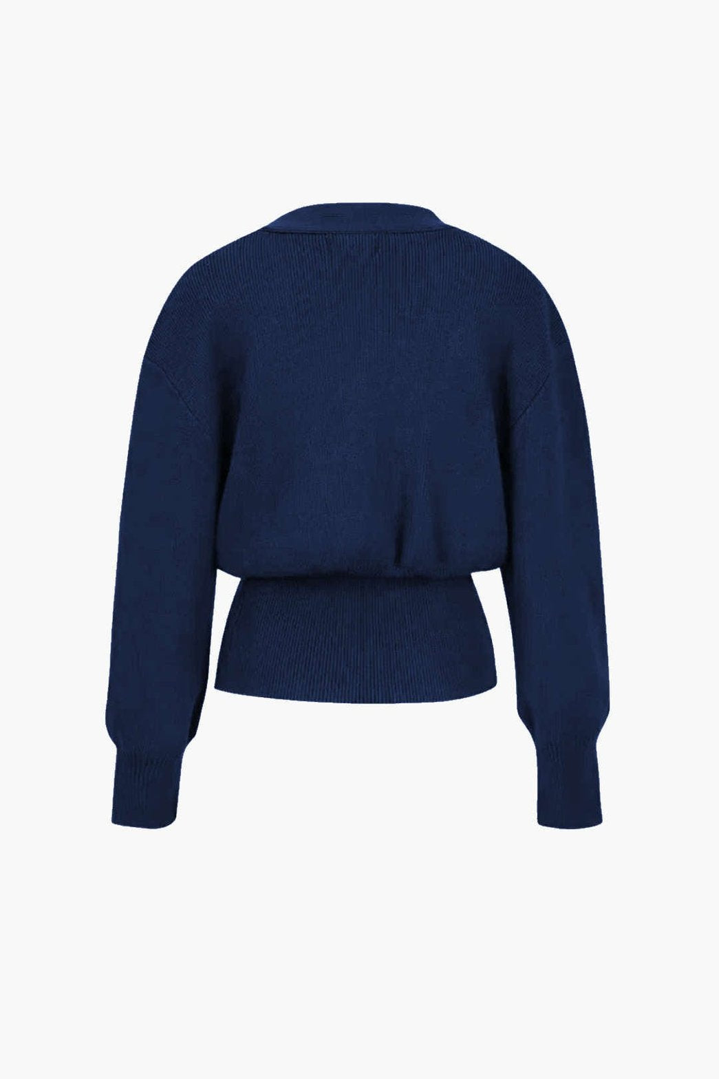 Cardigan Élégant Col V Marron