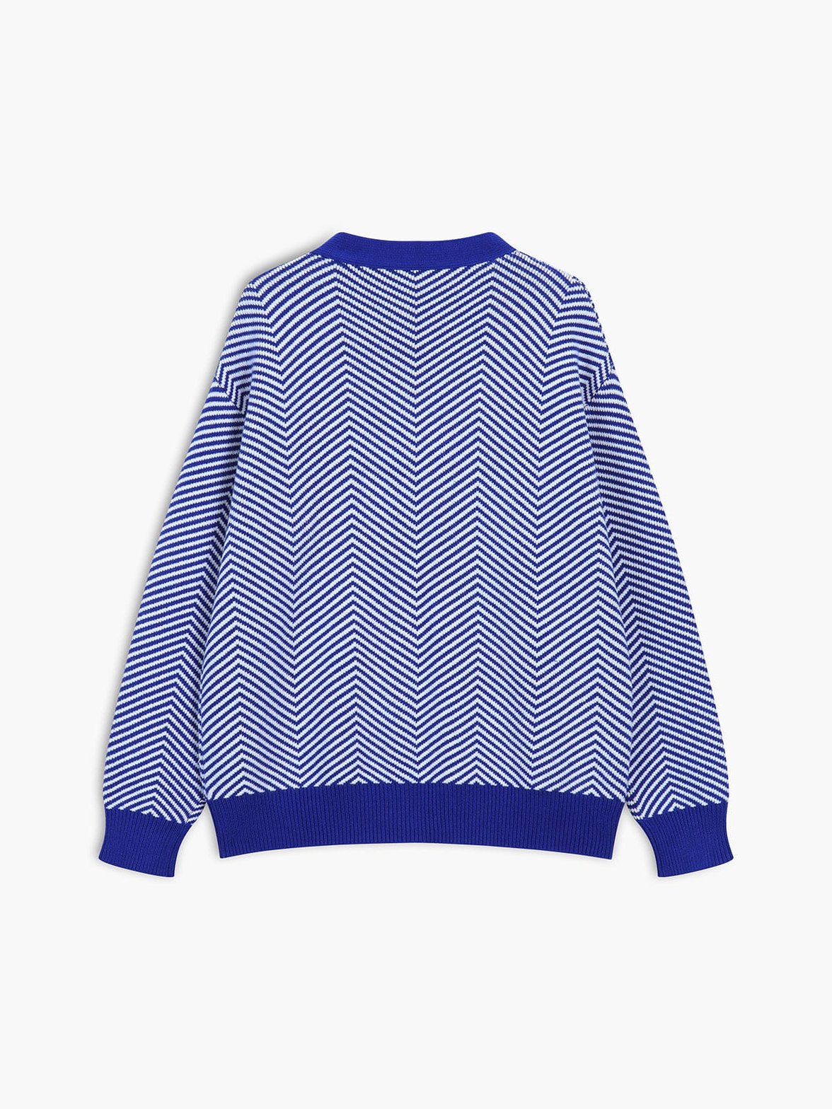 Cardigan chevron contemporain sublime