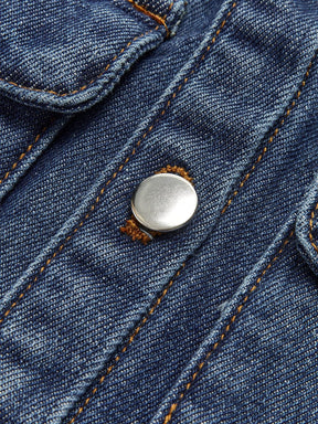 Porter avec jeans cardigan denim arc