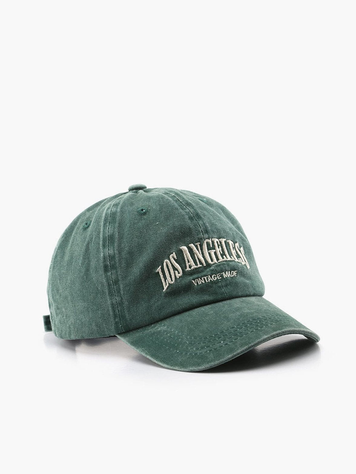 Casquette verte Los Angeles vue de côté étoile