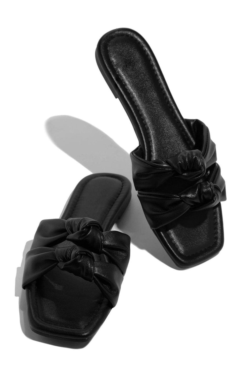 Détail de la finition des chaussons calme