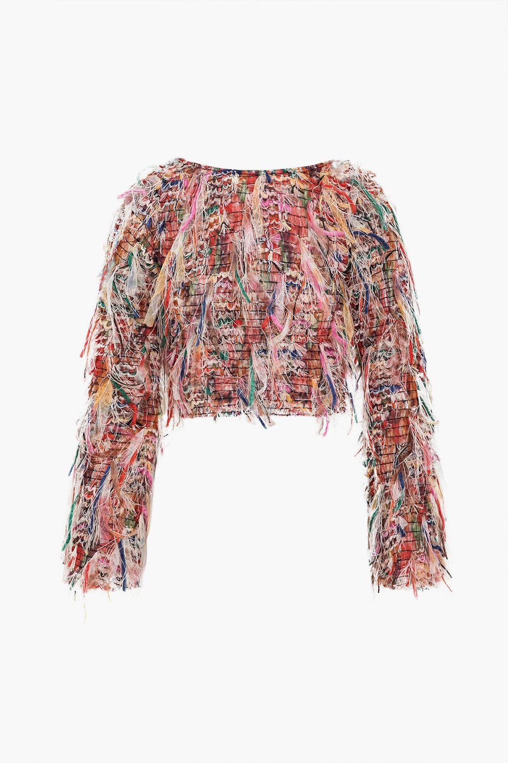 Chemise à franges vue de dos élégante