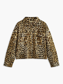 Chemise léopard vue de face étincelle