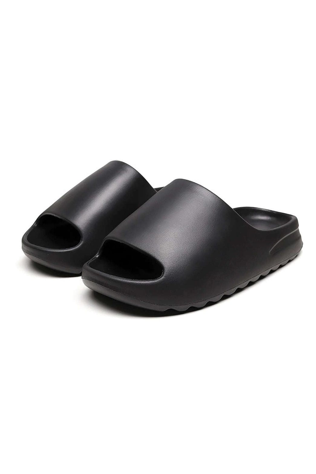 Claquettes plateforme noires confortables soleil