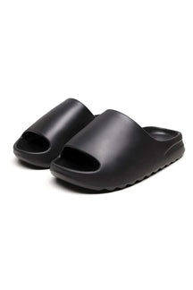 Claquettes plateforme noires confortables soleil