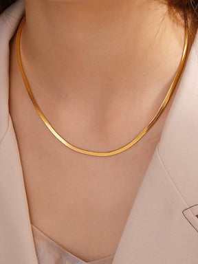 Collier serpent 3mm détail grâce