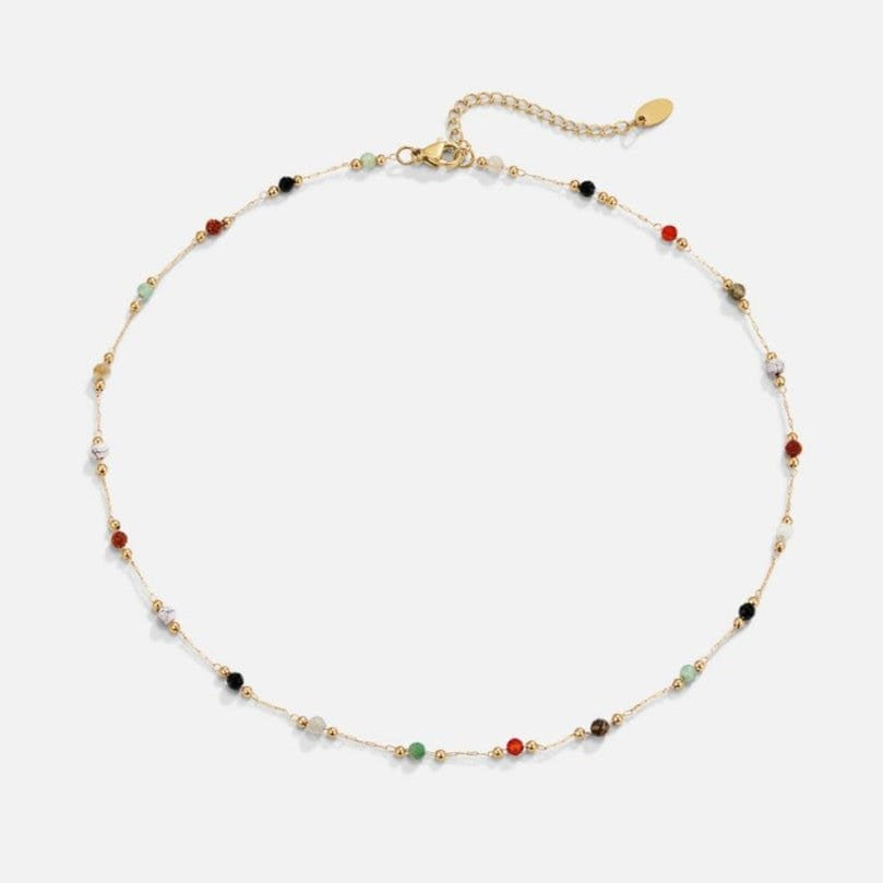 Vue rapprochée pierres multicolores crystal