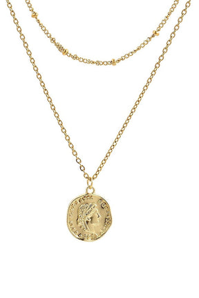 Collier médaillon style antique grâce