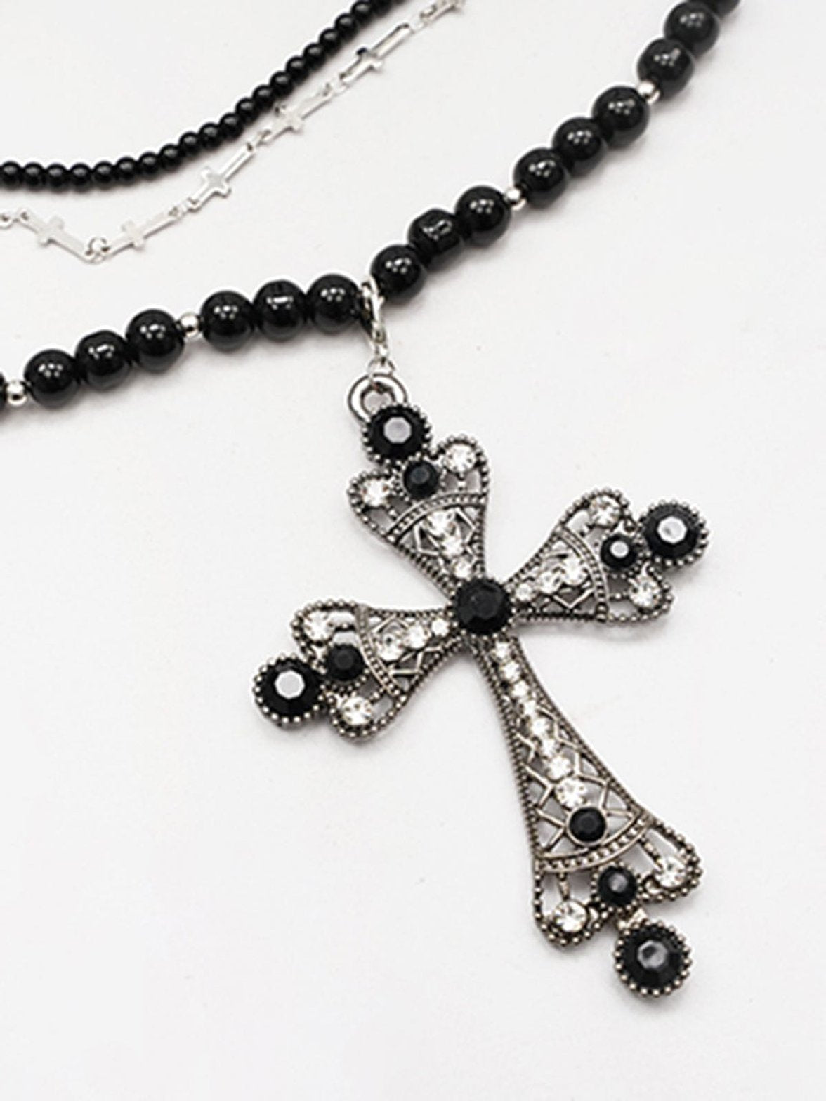 Collier gothique cristaux étincelant