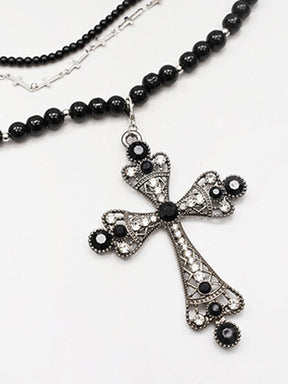 Collier gothique cristaux étincelant