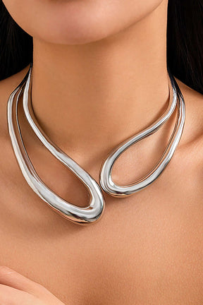 Collier minimaliste doré pureté