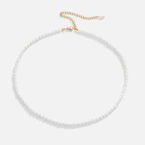 Vue d'ensemble du collier de perles gracieux