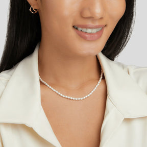 Collier de perles avec fermoir doré sublime