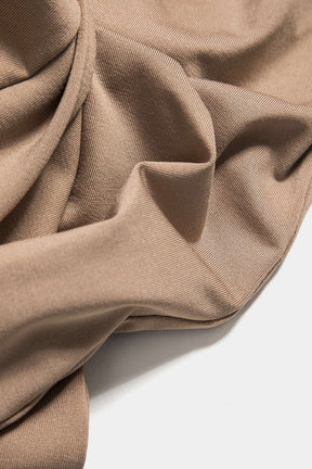 Combinaison longue beige vue latérale douceur