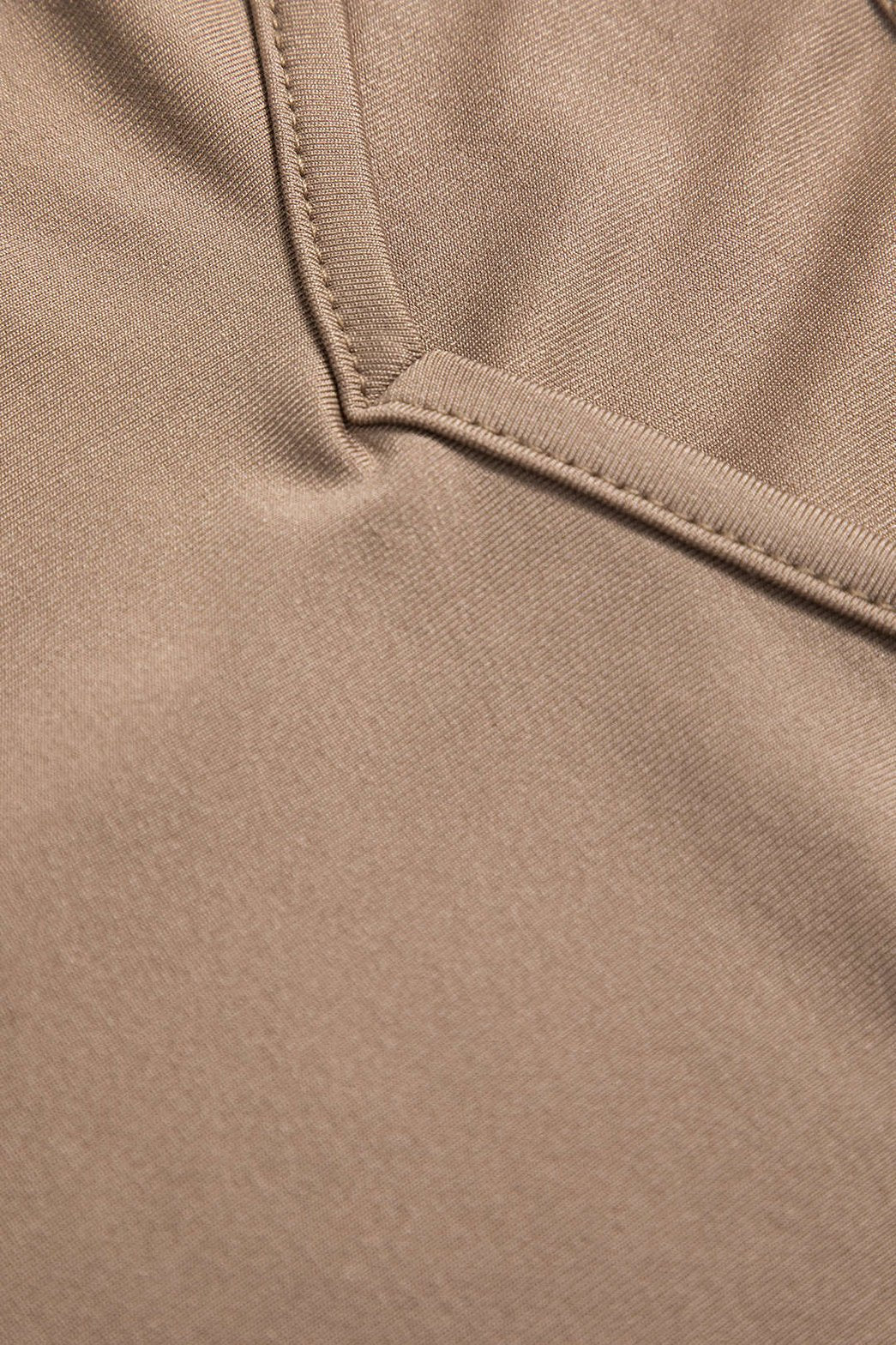 Combinaison tendance beige effet drapé style