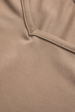 Combinaison tendance beige effet drapé style