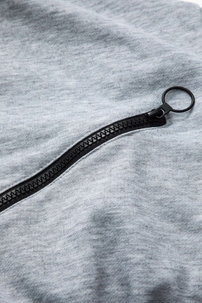Combinaison grise détail zip nuage
