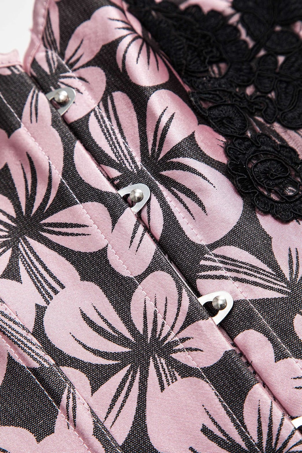 Top corset détail couture rubis